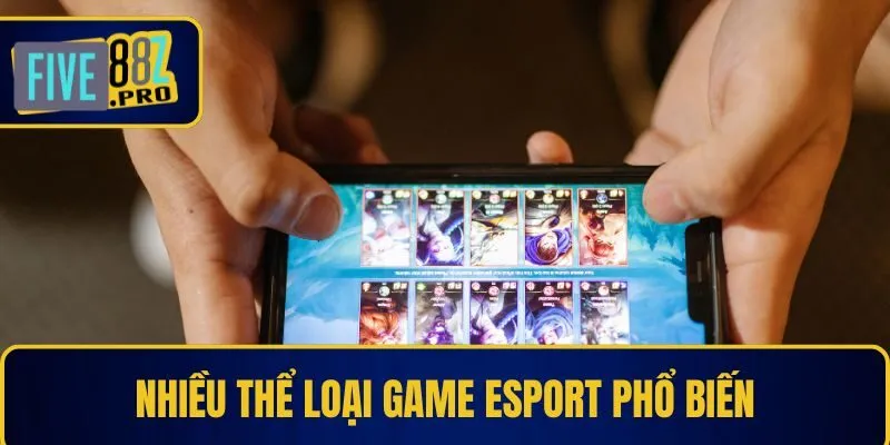 Nhiều thể loại game Esport phổ biến Nhiều thể loại game Esport phổ biến