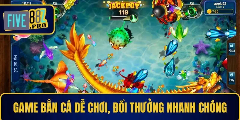 Game bắn cá dễ chơi, đổi thưởng nhanh chóng Game bắn cá dễ chơi, đổi thưởng nhanh chóng